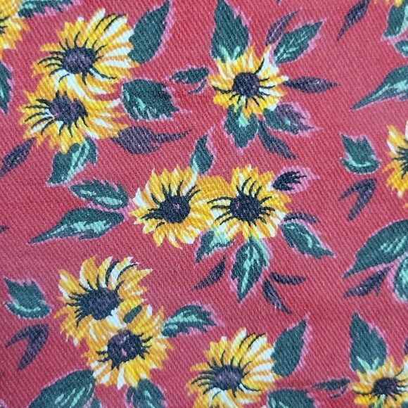 Forever 21 Premium Denim sunflower print shorts size 26 - Picture 4 of 9